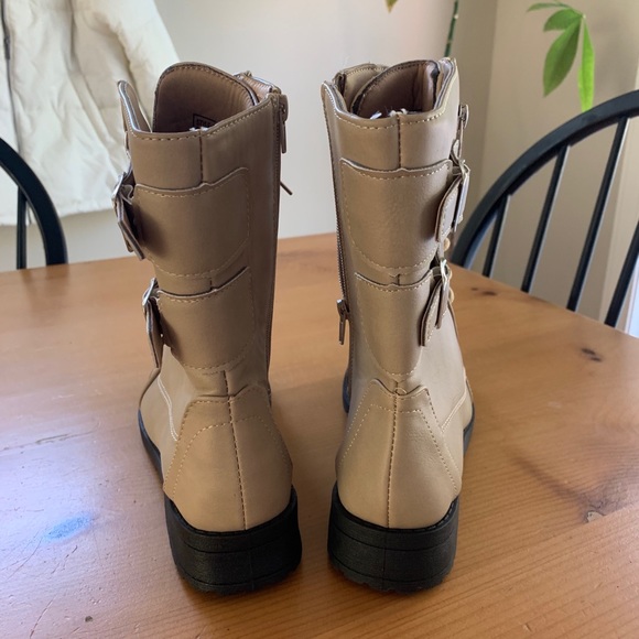 Tan Combat Boots - Picture 5 of 5
